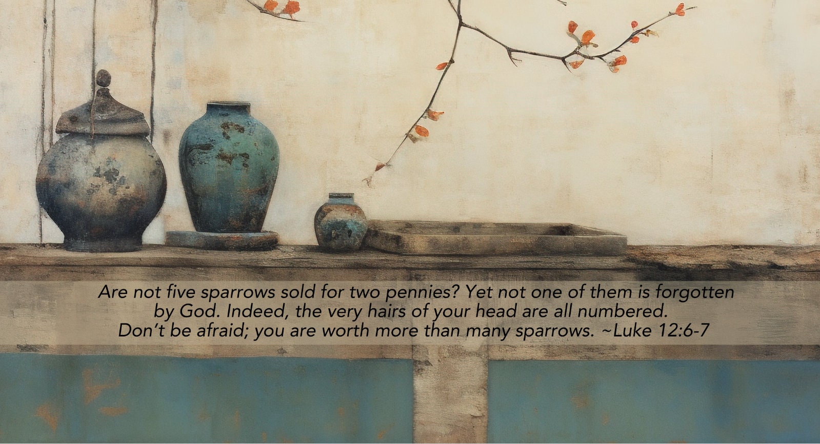 Worth More Than Sparrows Christian Wall Art | One-of-a-kind Gift ...