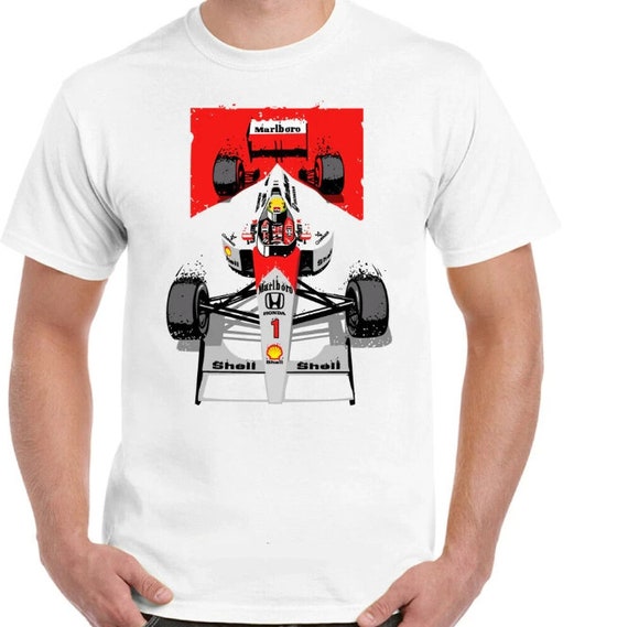 Bediende bijvoorbeeld deze Ayrton Senna T-shirt F1 Driver Shirt F1 Auto Shirt - Etsy België