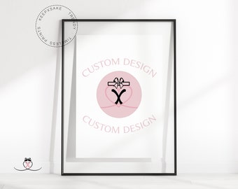 Custom Print | Kid Custom Print | Custom Quote Print | Custom Friend Print | Custom Wall Art | Quote Wall Art | Personalized Name Initial |