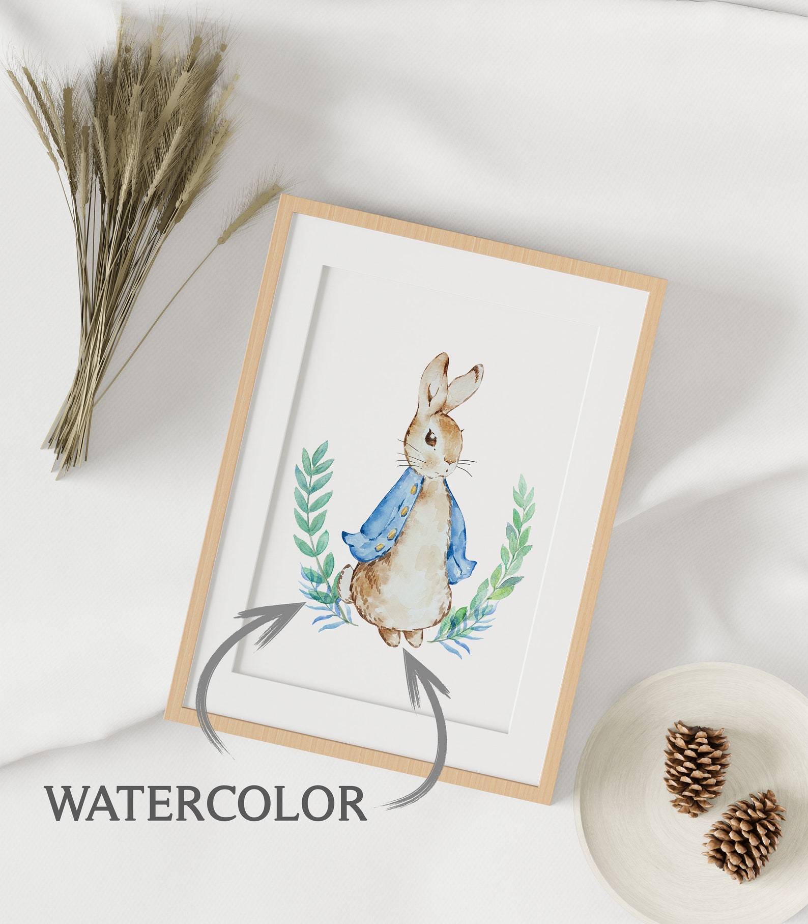 Peter Rabbit Personalized Prints Set of 3 | Baby Boy Nursery Wall Art ...