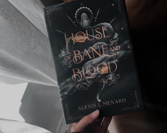 Preorder: Signed House of Bane and Blood Hardcover WITH Sprayed Edges