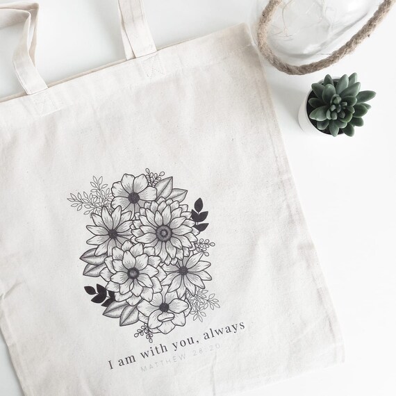 I Am With You Always {Tote Bag} I Am With You Always {Tote Bag}