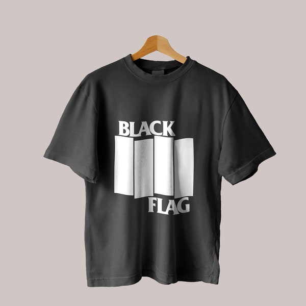 Limited Black Flag T-shirt - Black Flag Logo Tee