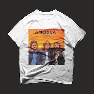 America Band Tshirt - Homecoming Album Shirt - Gift For Rock Fans - Unisex Tshirt - Vintage America Rock Band