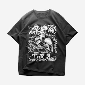 Limited Bad Brains Tshirt - Bad Brains Meets The Mad Punk Tier Concert Tee - Unisex Bad Brains Shirt - Vintage Gift