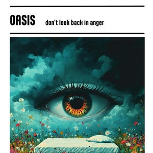Oasis - Non guardare indietro con rabbia - arte murale