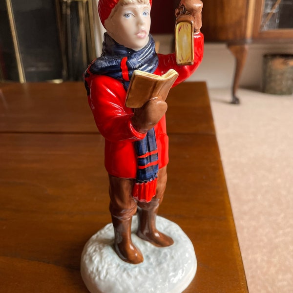 Coalport Caroller Figure