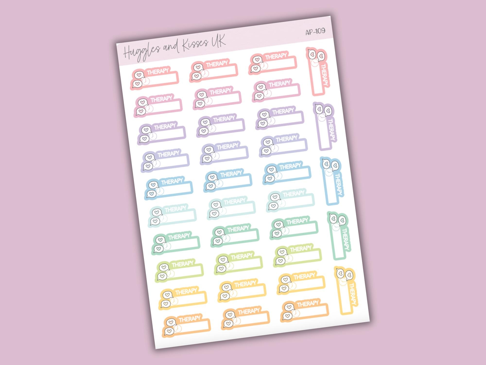 Therapy Appointment Reminder Planner Stickers | Therapist | Counselling ...