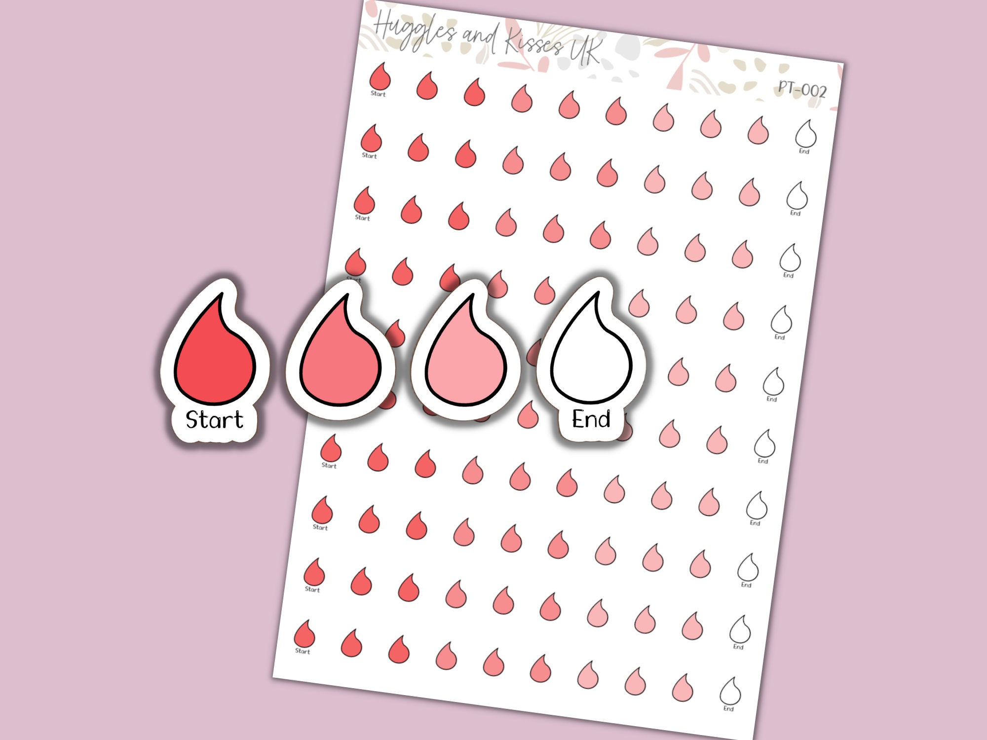 Period Tracker Planner Sticker | Menstrual Cycle Planner Stickers ...