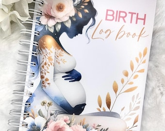 Student & Qualified Midwife Birth Log Book A5 | Delivery Tracker with Baby Gender Stickers