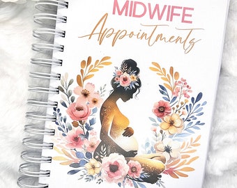 Midwifery Appointments Diary A5 – Antenatal Clinic and/or Community Visits Tracker for Midwives