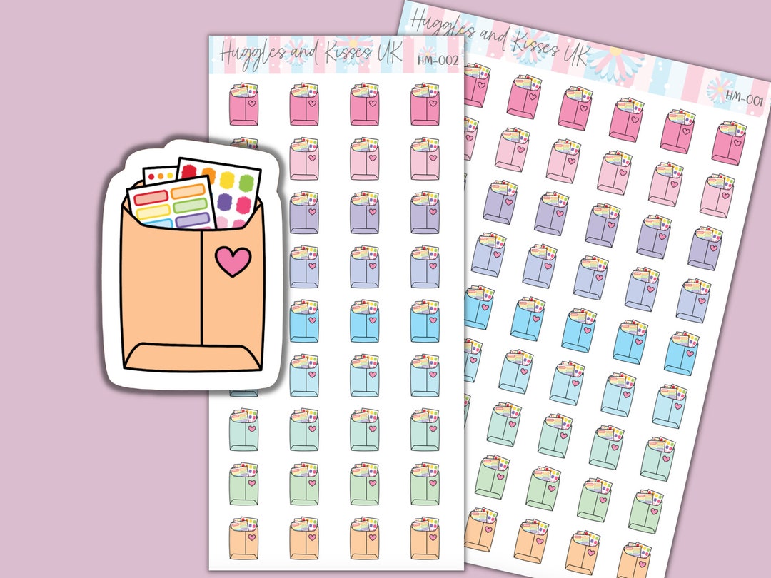 Posting Mail Sticker Happy Mail Planner Stickers | Postal Delivery Planner Stickers | Labels ...