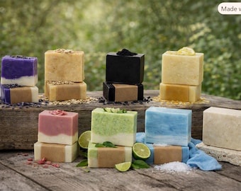 Handmade natural soap | Cold-processed soap | Natural body soap | Nourishing handmade soap | Gift idea