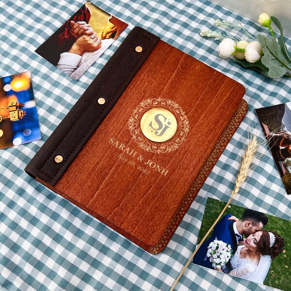 Leather Scrapbook Etsy