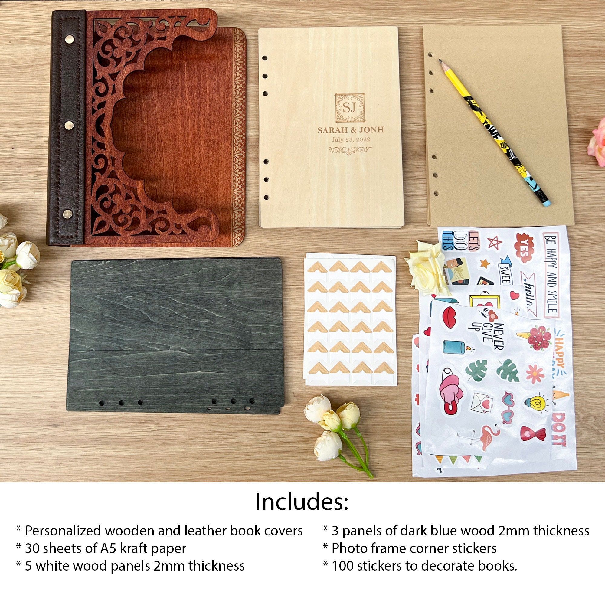 Personalized Scrapbook Instax Photo Album Craft Photo Album Etsy