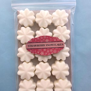 Erdbeere Schneeflocken Wachs Melts