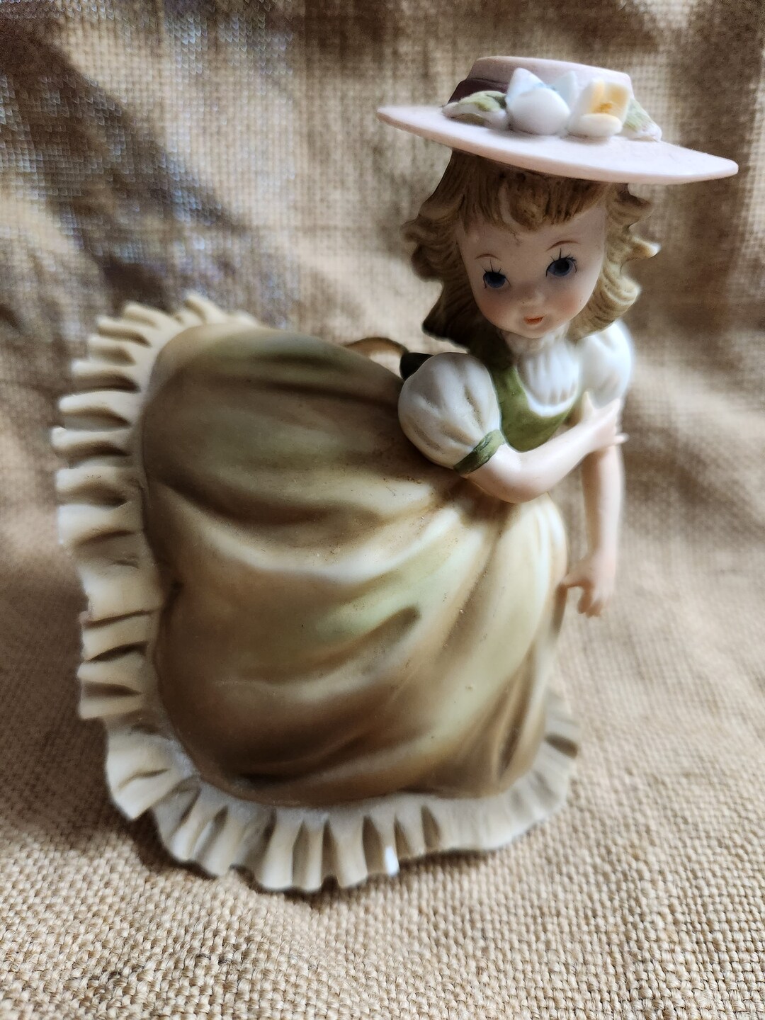Vintage Lefton Bloomer Girl Figurine KW3080NC - Etsy