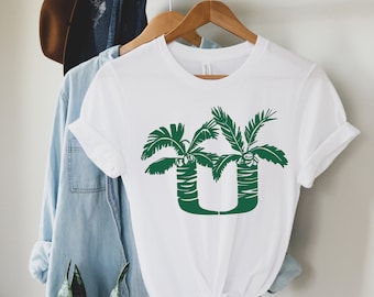 Miami Game Day Shirt, Hurricanes, College Football Gifts, Canes, Tailgate Shirt, Swag Nation, UMiami Inspired, Green Palm Trees