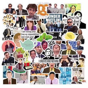 dunder mifflin computer wallpaper Sticker for Sale by jserazio1