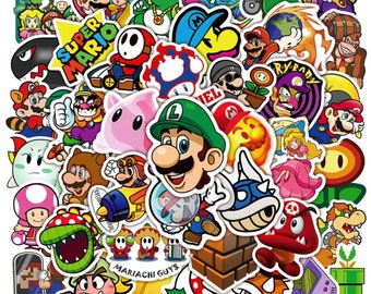 20 random video game stickers for laptop, computer, water bottle stickers! Perfect birthday gift!!! Kid friendly! Free shipping in the US