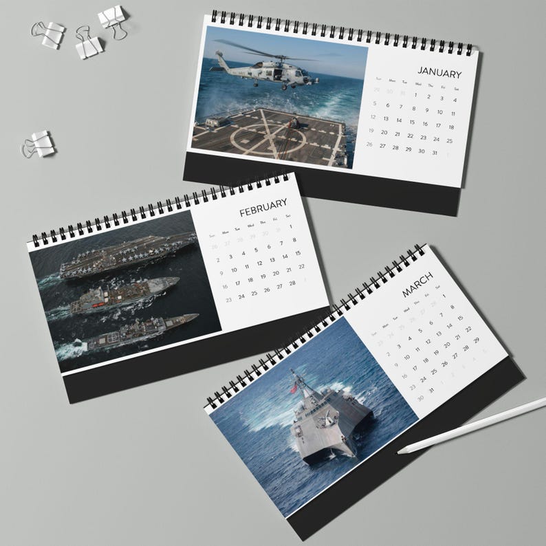 US NAVY (2025 Grid Calendar) Etsy