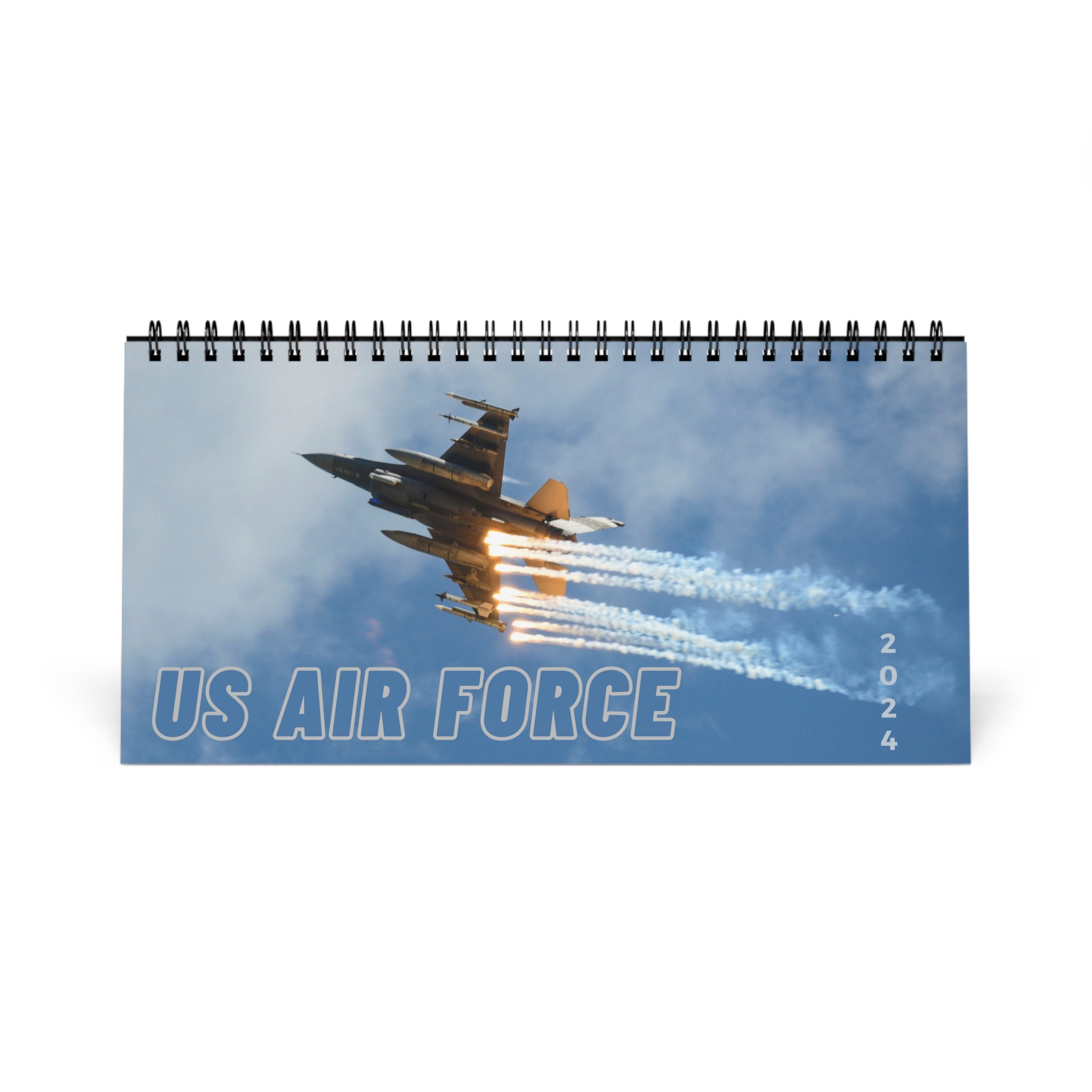 Calendario da tavolo 2024 a tema dell'aeronautica americana -  Italia