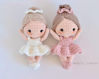 Eng Crochet Pattern Ballerina Doll