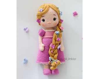 Crochet pattern Rapunzel (English pattern)