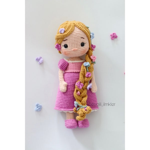 Crochet pattern Rapunzel (English pattern)