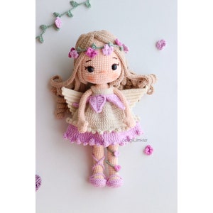 Fairy Girl Lila English Pattern