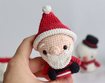 Santa Claus Amigurimi Doll English-German Pattern