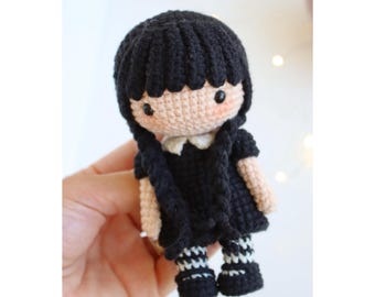 ENG Crochet pattern wednesday doll