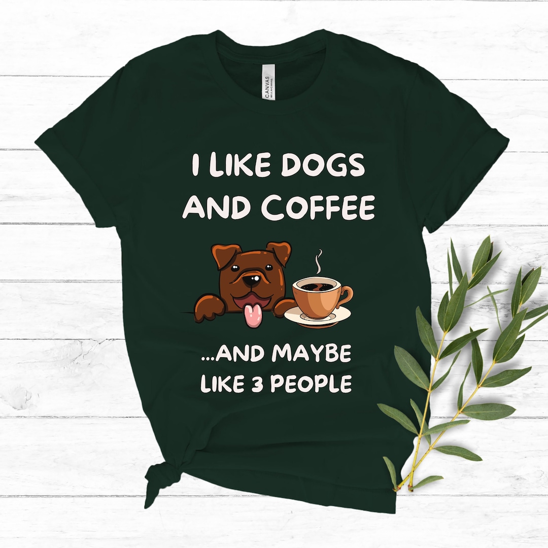 Dog Kisses And Coffee - Personalized Custom Long Sleeve T-shirt