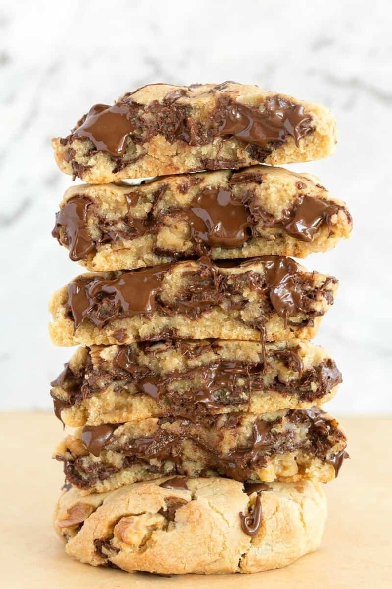 Vegan Levain Style Chocolate Chip Cookies | Gluten Free | Homemade ...