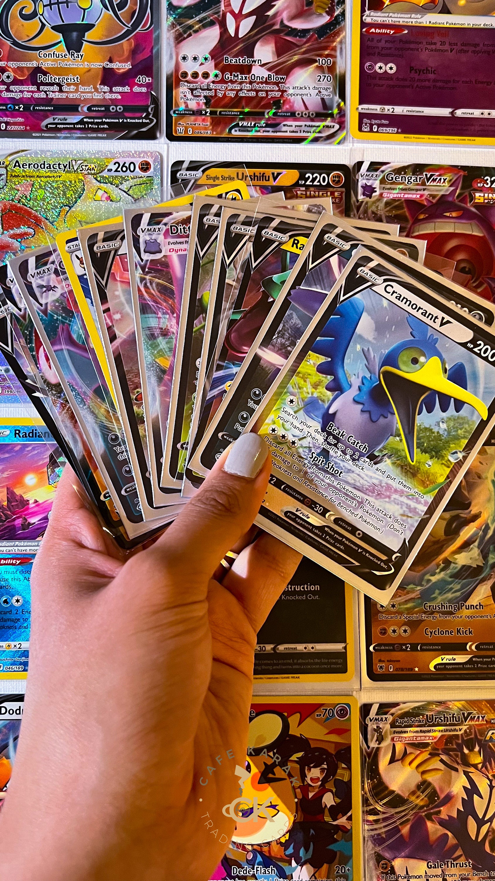 7 Pokémon Cards Ultra Rare Only Gx/ex/v/fa/tg - Etsy