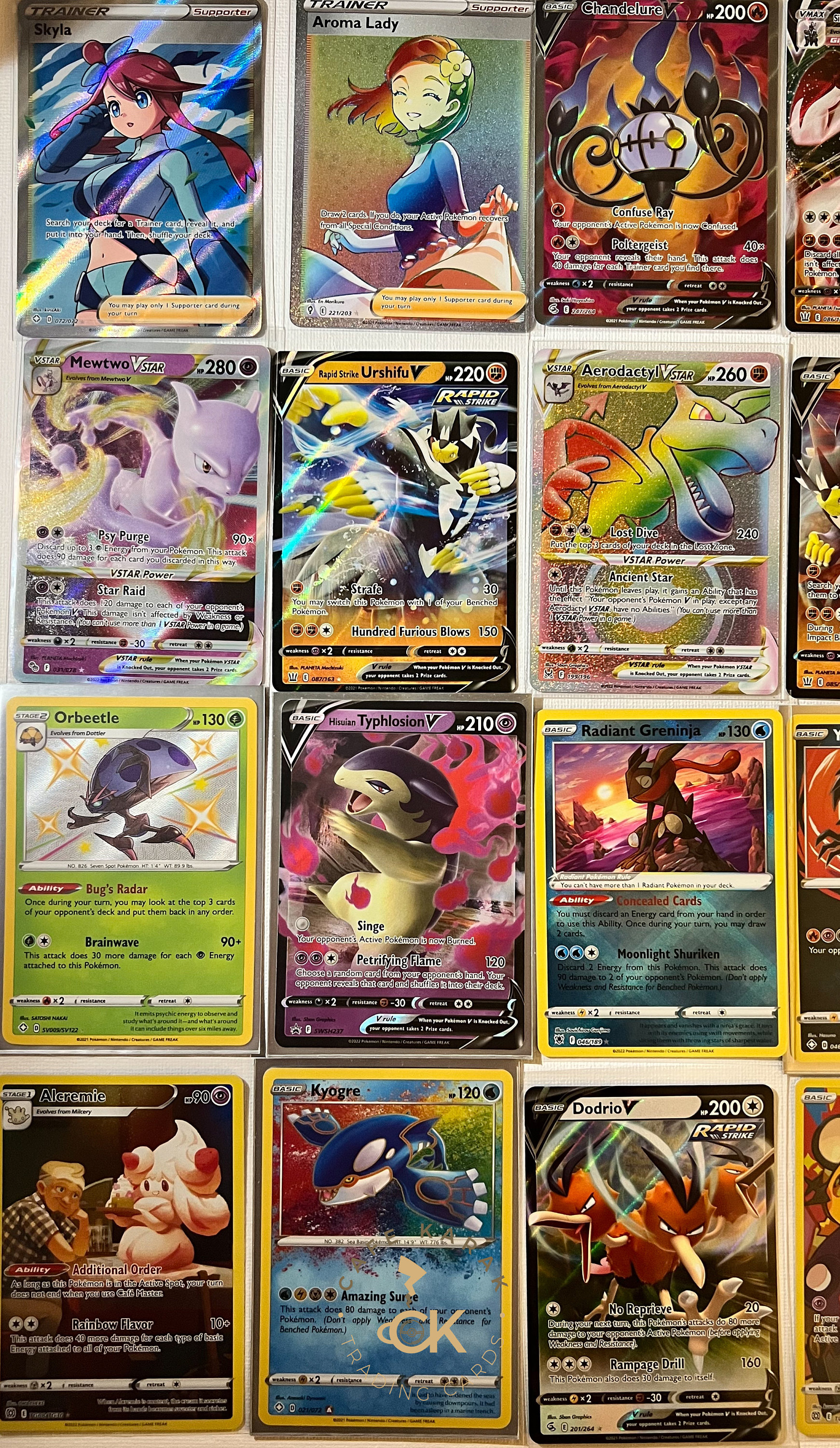 7 Pokémon Cards Ultra Rare Only Gx/ex/v/fa/tg - Etsy