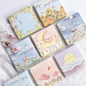 HEYITSCOSY | ORYGINALNE notatki Post It | Produkty papiernicze | Notatnik | Notatki samoprzylepne | Notatka memo | Estetyczny notatnik | Uroczy Post It | Bullet Journal