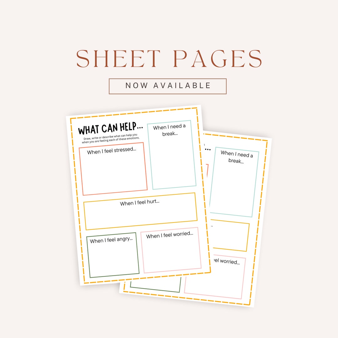 Editable Children's Anxiety Worksheet, Youth Mental Health Resource ...