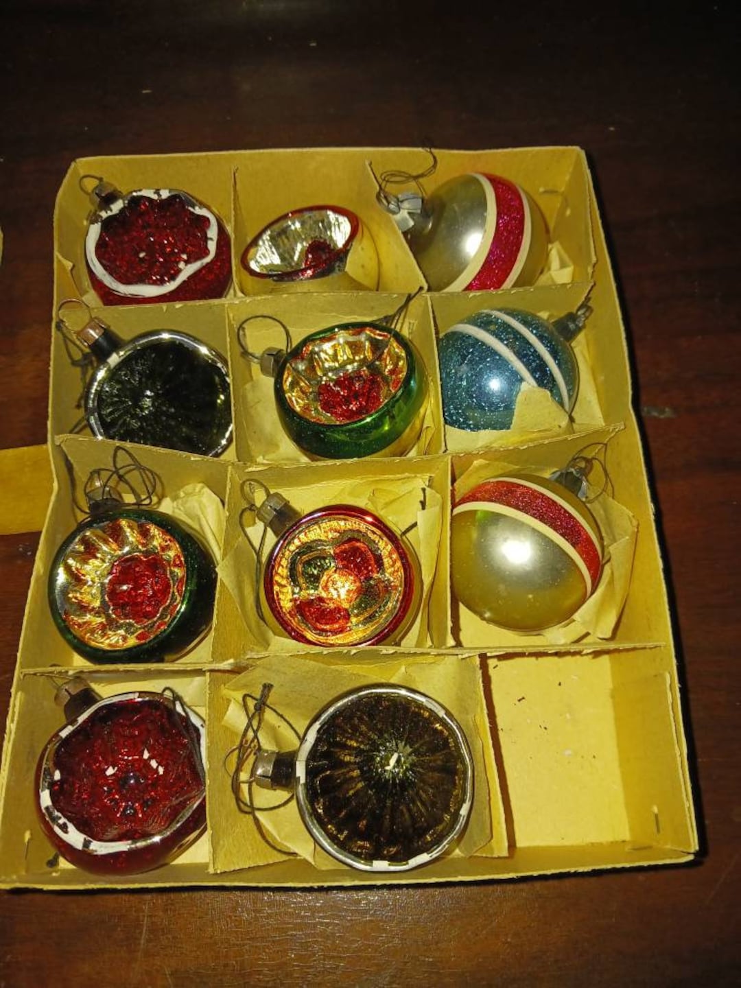 Vintage 1950's Christmas Ornaments Etsy