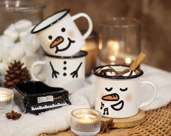 Eddingtons The Snowman Lot de 2 tasses en céramique dans une boîte