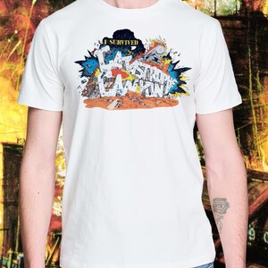 Catastrophe Canyon Vintage Style T-shirt WDW MGM Backlot Retro Throwback-tröja