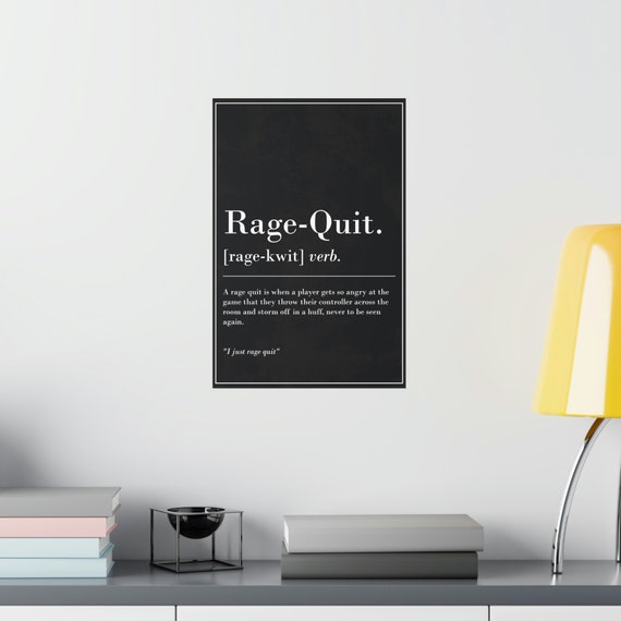 Better Posters: “Rage quit” and poster designs