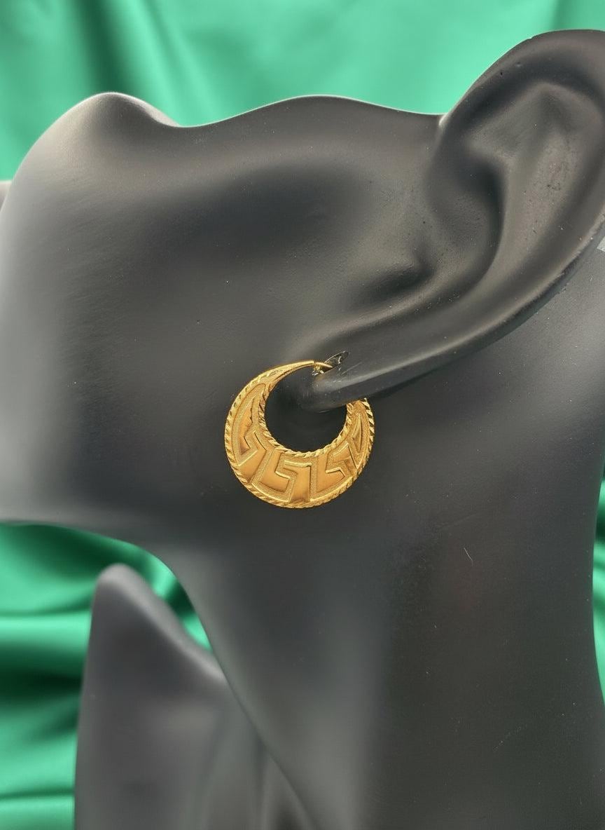 Nattiyan Earrings Gold - Etsy