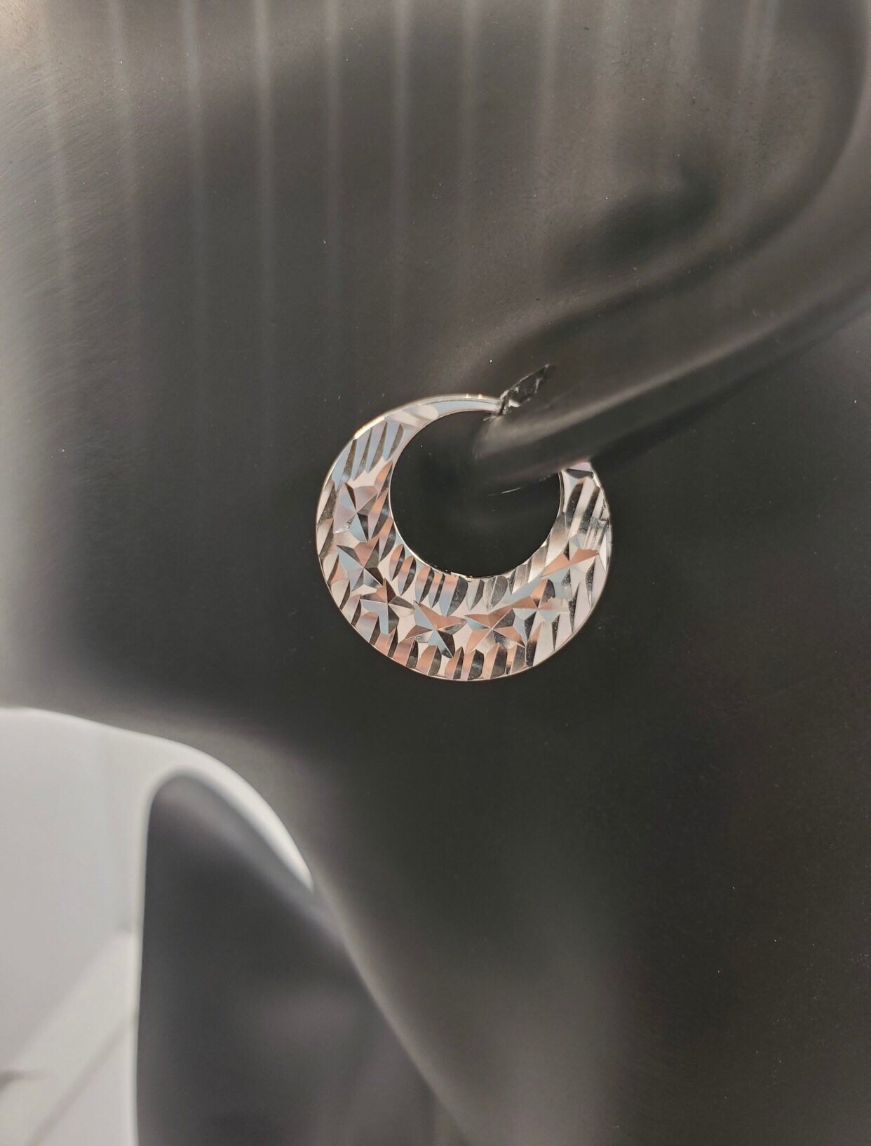 Real silver nattiyan earrings