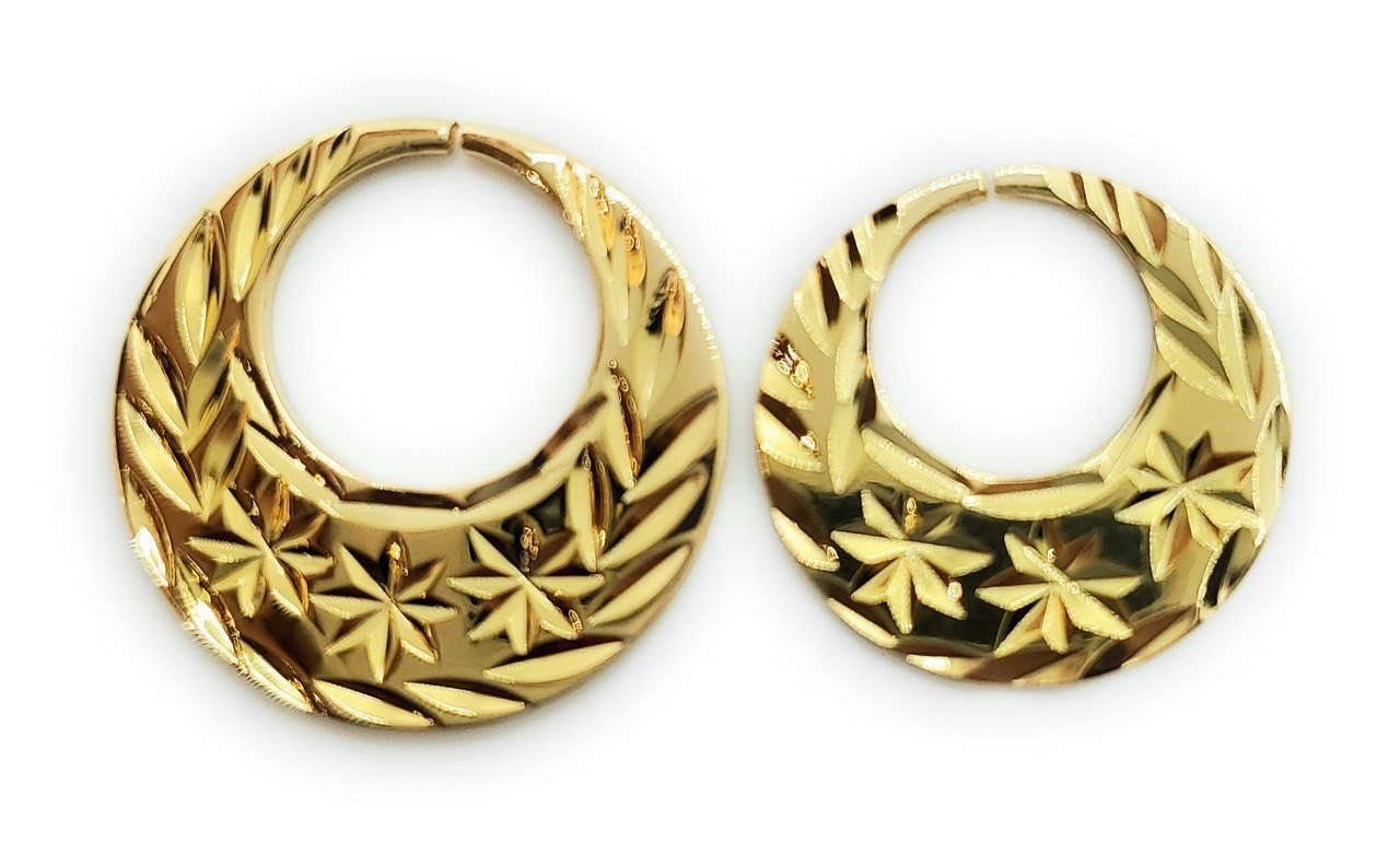 Classic Gold Plated Nattiyan Earrings - Etsy
