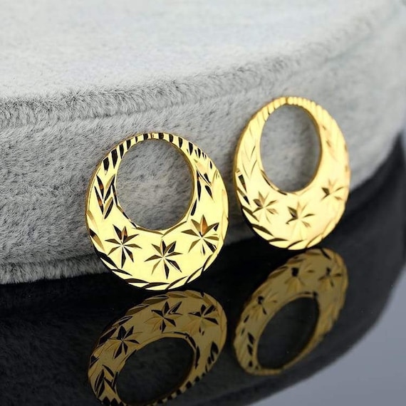 Classic Gold Plated Nattiyan Earrings - Etsy