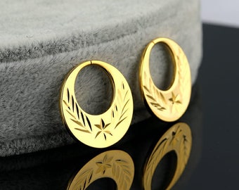 Star Gold Plated Nattiyan Earrings