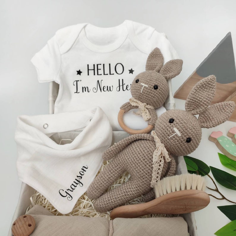 Baby Gift Box Personalized, Baby Gift Set, Baby Gift Bundle, Baby Gift Basket, Newborn Baby