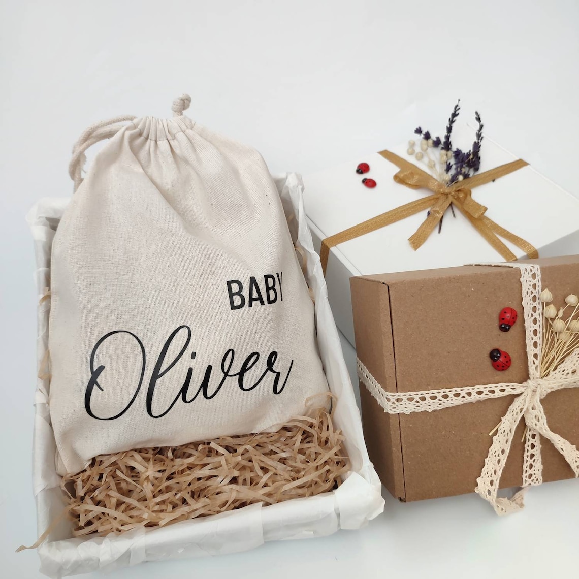 Baby Gift Box Personalized, Baby Gift Set, Baby Gift Bundle, Baby Gift Basket, Newborn Baby