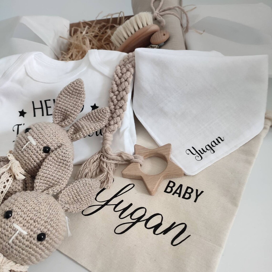 Baby Gift Box Personalized, Baby Gift Set, Baby Gift Bundle, Baby Gift Basket, Newborn Baby